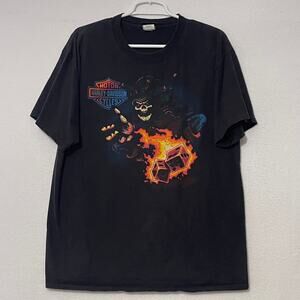 Harley-Davidson Motorcycle Biker T-Shirt Men’s L Myrtle Beach Pirates Skull Dice